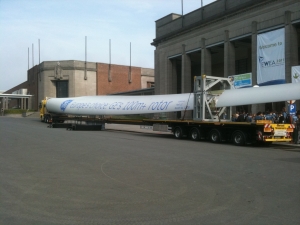 Wind turbine fan blade, a very long one!